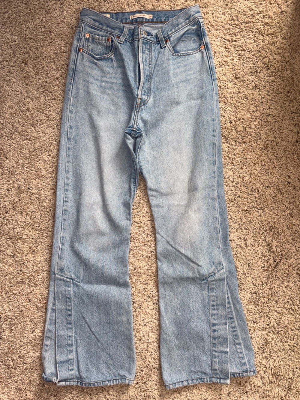 Levi's Light Blue Flare Jeans